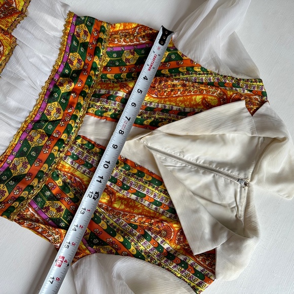 Vintage 70s Groovy Hostess Party Gown Dress - Picture 5 of 5